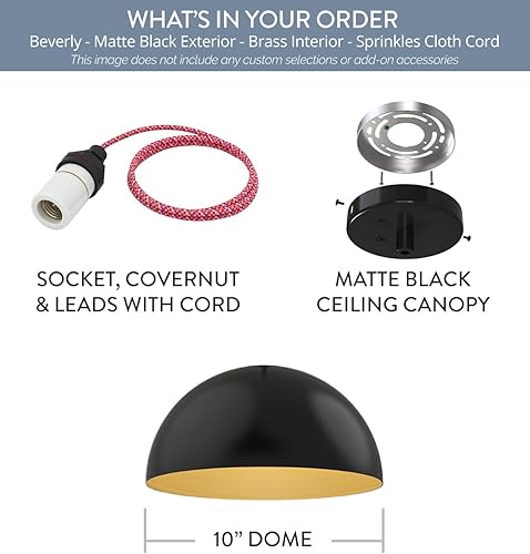 Vista 64 de Steel Lighting Co. Westwood - Lámpara de almacén Montaje en techo Cúpula redonda de 24 pulgadas Luz de granero de acero grande fabricada