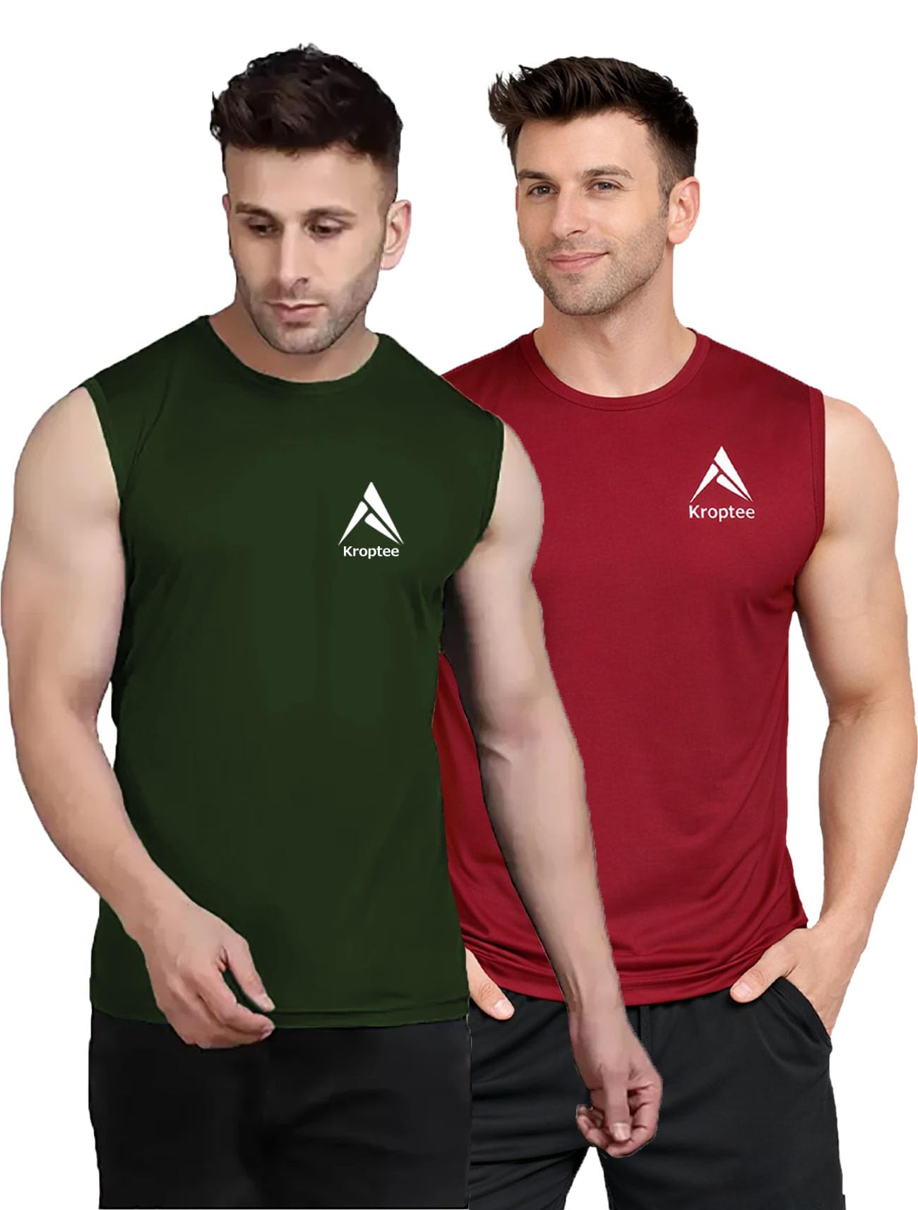 Stylish Vest for Men |Vest for Boys - Perfect for Gym Workouts,| Men's Tank Top Regular fit|Cotton Combo Pack of 2 Sports Vest-picture-27