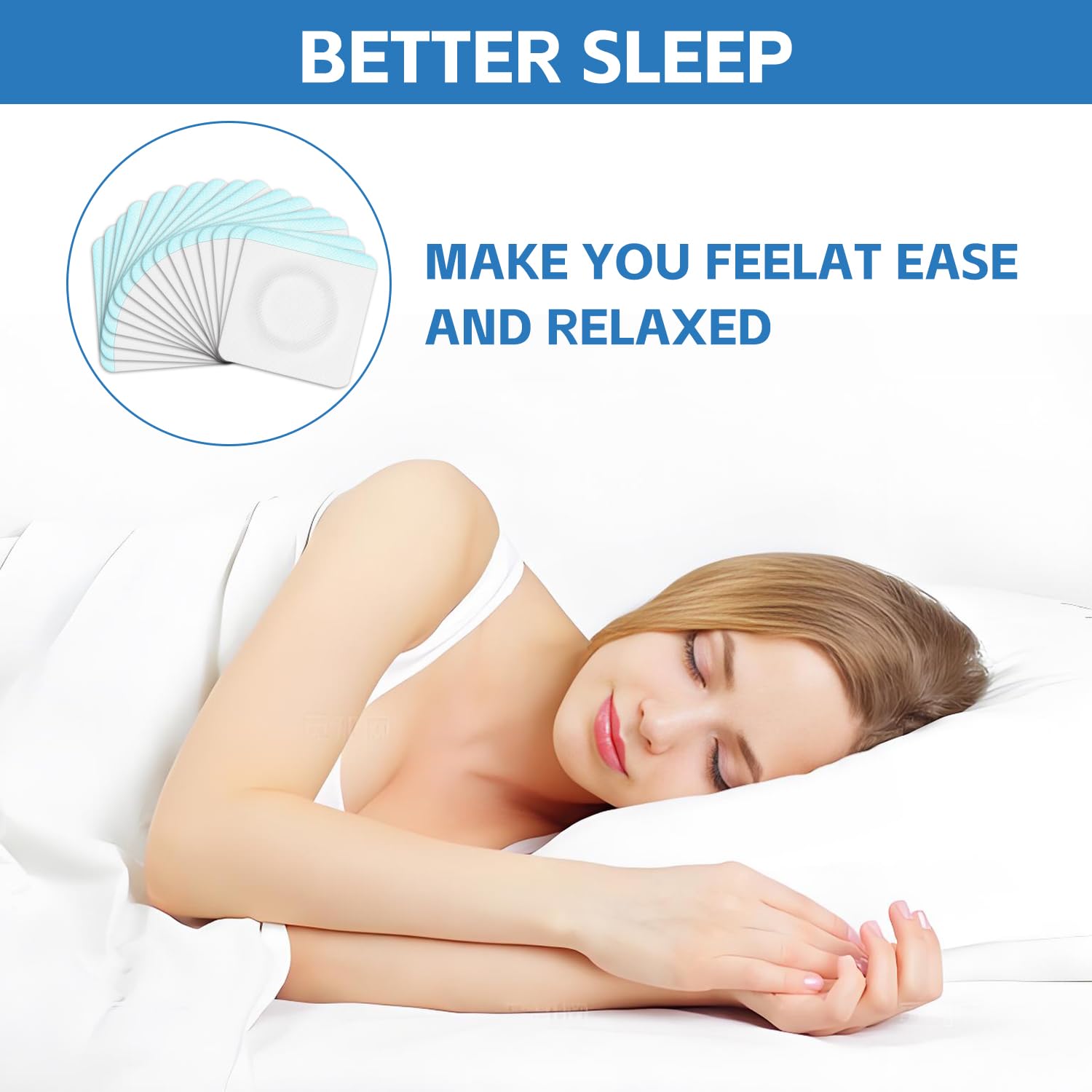 uadbau 16 Pcs Castor Oil Patches, Disposable Self-Adhesive Castor Oil Belly Button Patch, Leak-Proof, Easy to Use, No Wash, Empty Stickers(Oil Not Included)