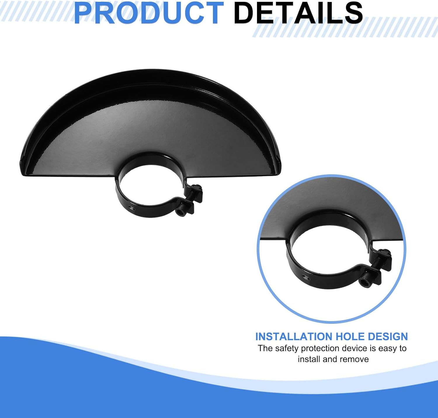 uxcell 2pcs Grinder Guard 9" 245mm Dia Metal Angle Grinder Guard Protector Cover Wheel Cover Replacement Accessories