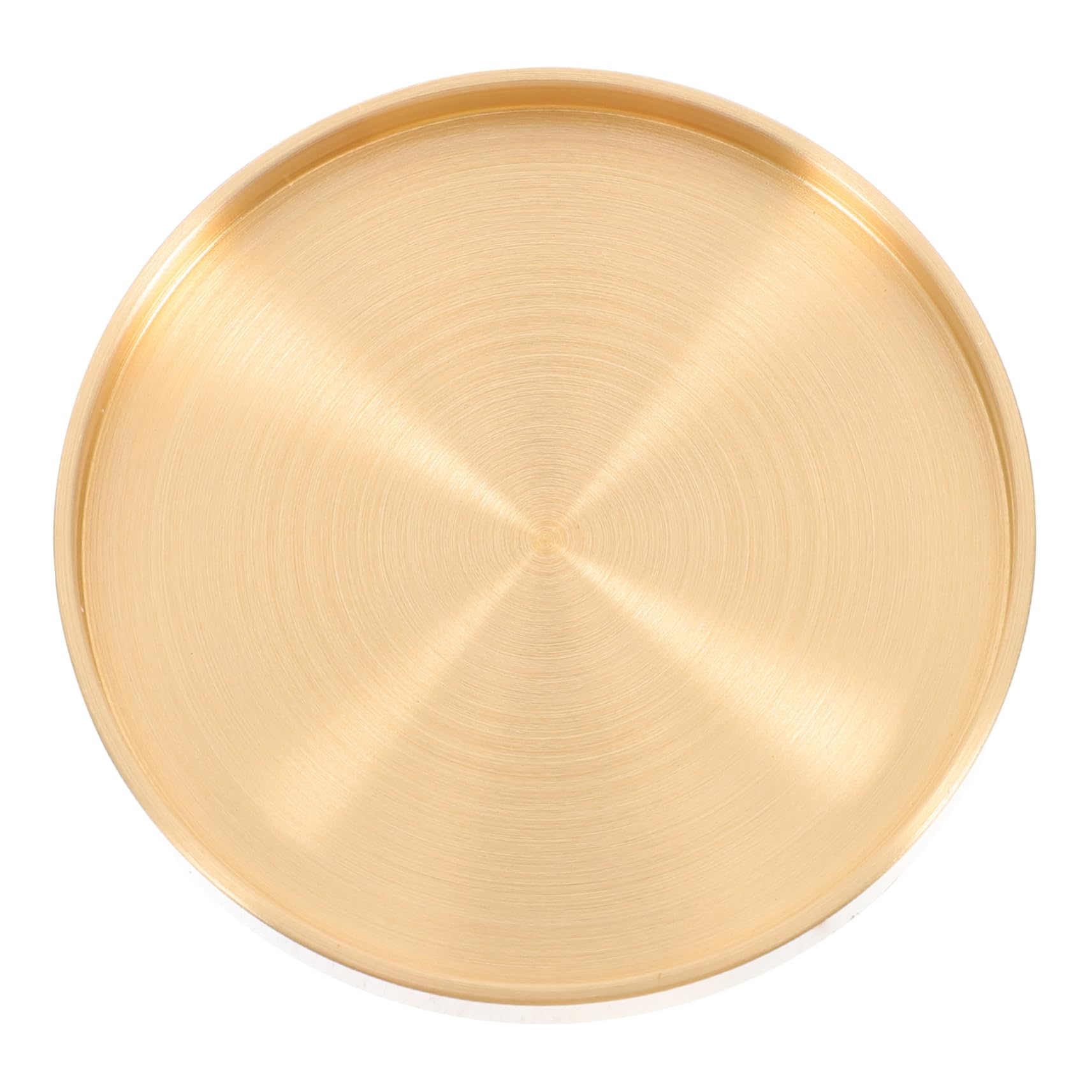 PRETYZOOM Brass for Drinks Elegant Metal Cup Mats Design Non-Skid Base for Table for Home Office and Housewarming Parties