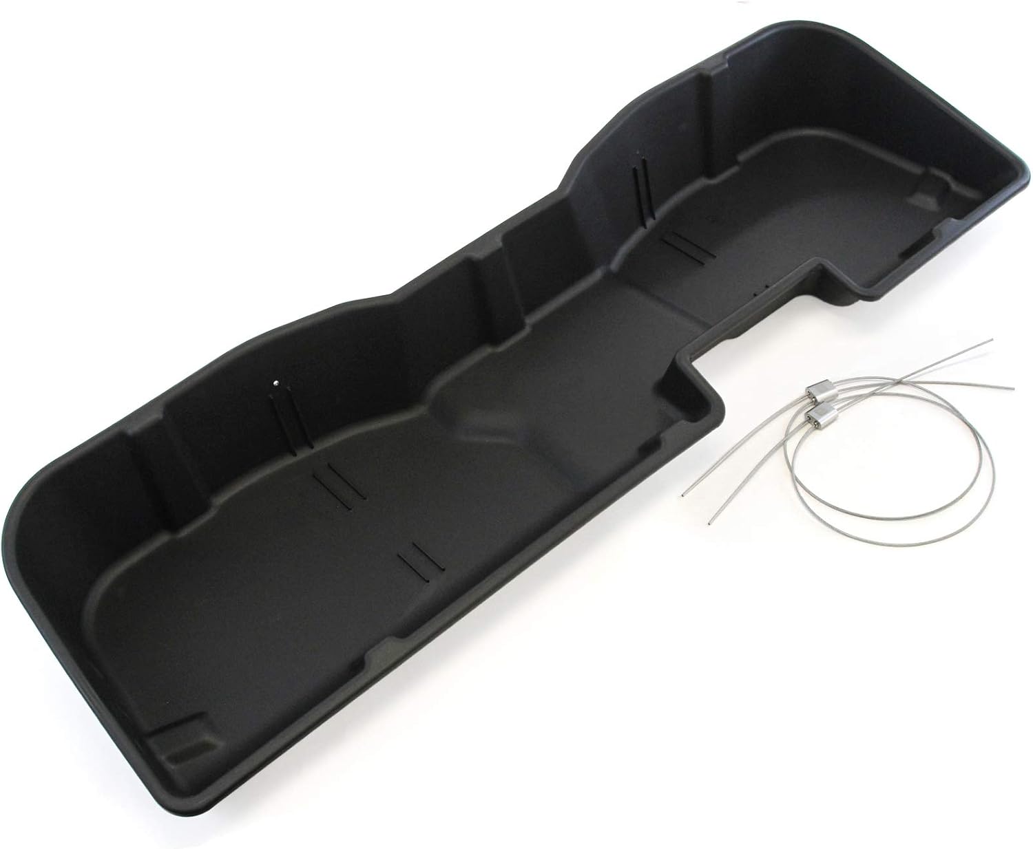 RHA Under Seat Storage 2007-2018 Crew Cab Fits Chevrolet Silverado/GMC Sierra Upgraded Rear Underseat Box Black Organizer System (Will Only fit Full Crew Cab)