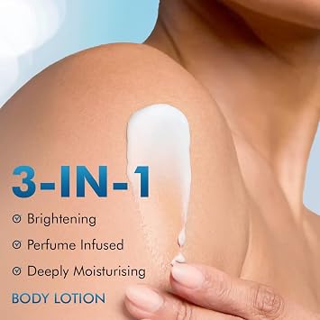 Perfume Body Lotion 300ml 5% Niacinamide & Glutathione for Brightening & Detan Aquatic-Woody Fragrance 72H Moisturizatio Daily Use Winter Cream Bodylotion for Men & Women Dry Skin