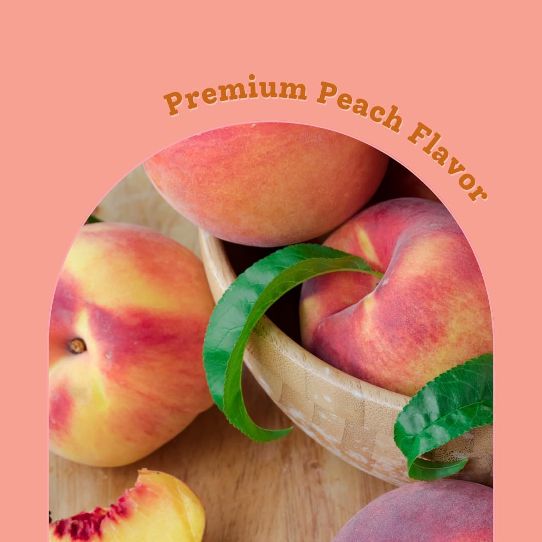 AussieBlends Georgia Peach Ice Cream Flavoring | Ice Cream Flavors for Ice Cream Maker, Frozen Yogurt, Soft Serve, and Gelato