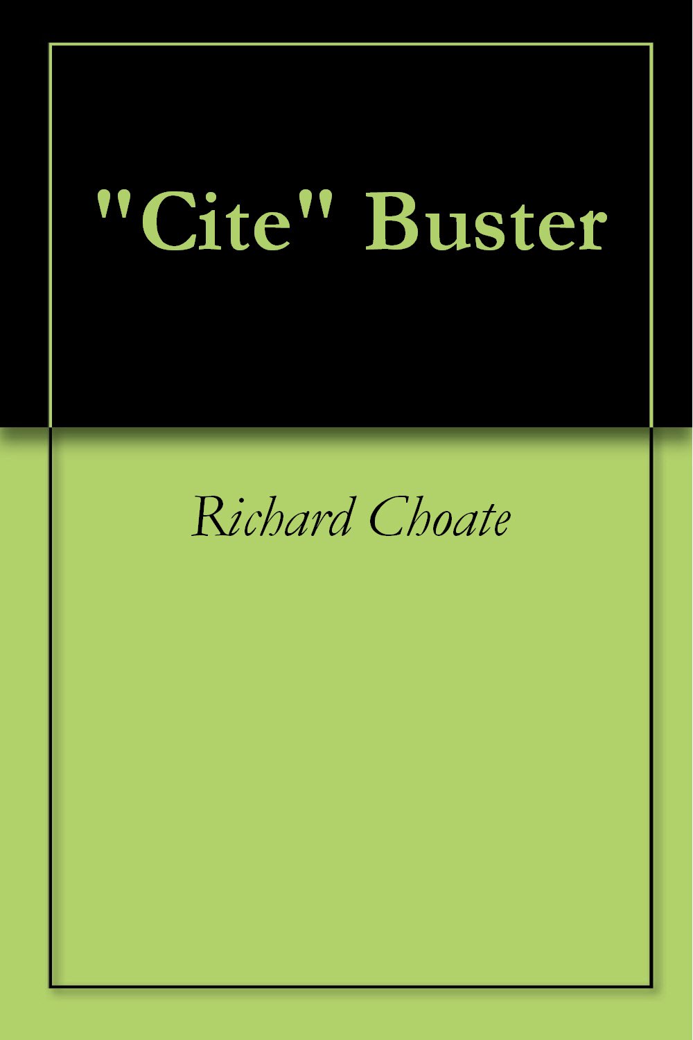 "Cite" Buster
