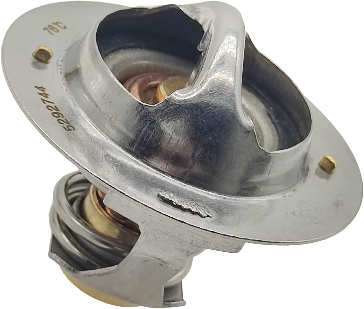XYZIL 76℃ 168.8℉ Thermostat 5292744 Compatible with 5.9L 24V Cummins Dodge 03-07 Ram 2500 3500