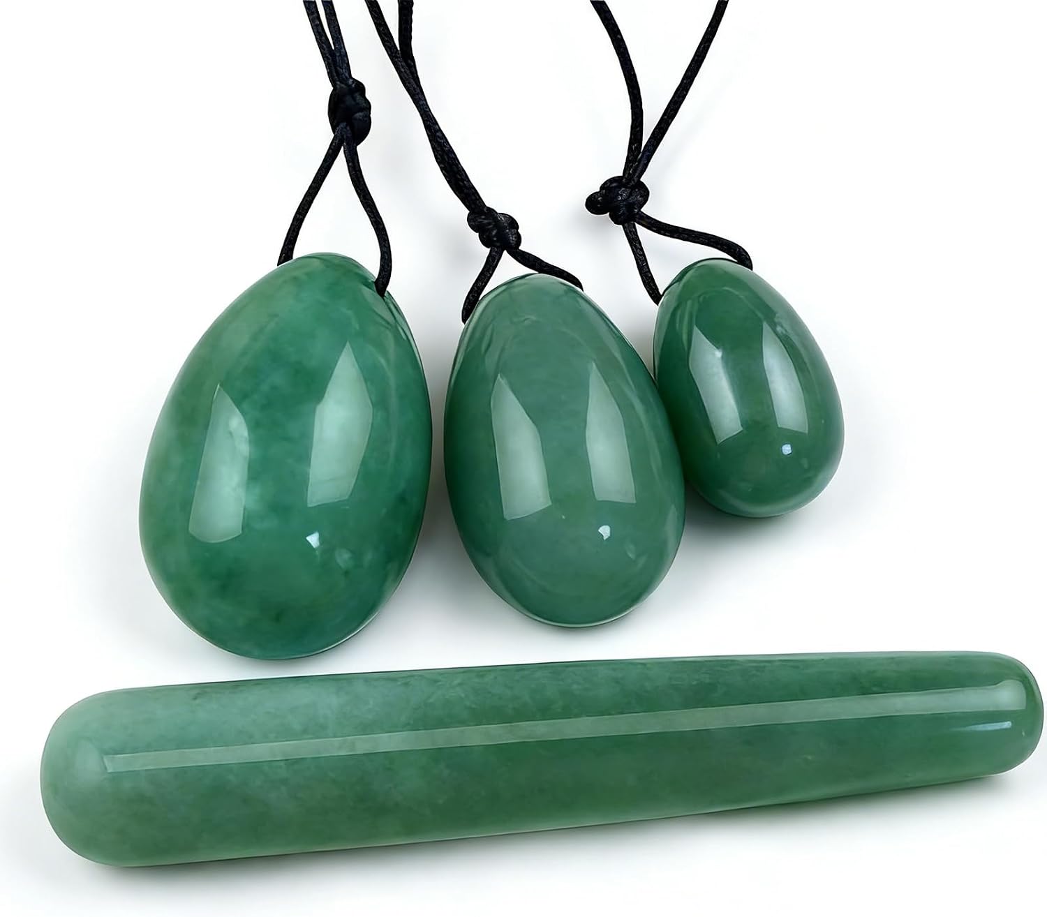 Large Anal Egg BDSM Vaginal Spreader Eggs Ball with Massage Stick Dildo Anal Bead Ball Set with Pulling Rope Vaginal Male Prostate Massage Buttplug for Men Women Couples Flirting Adult Sex Toy 4pcs