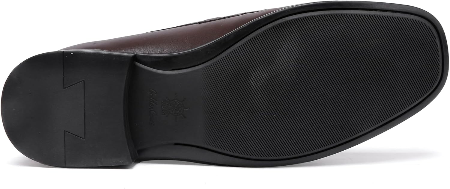 Premium Men’s Penny Loafers – Classic Leather Buckle Slip-On Dress Shoes for Business, Wedding & Formal Events – Comfortable Driving Shoes