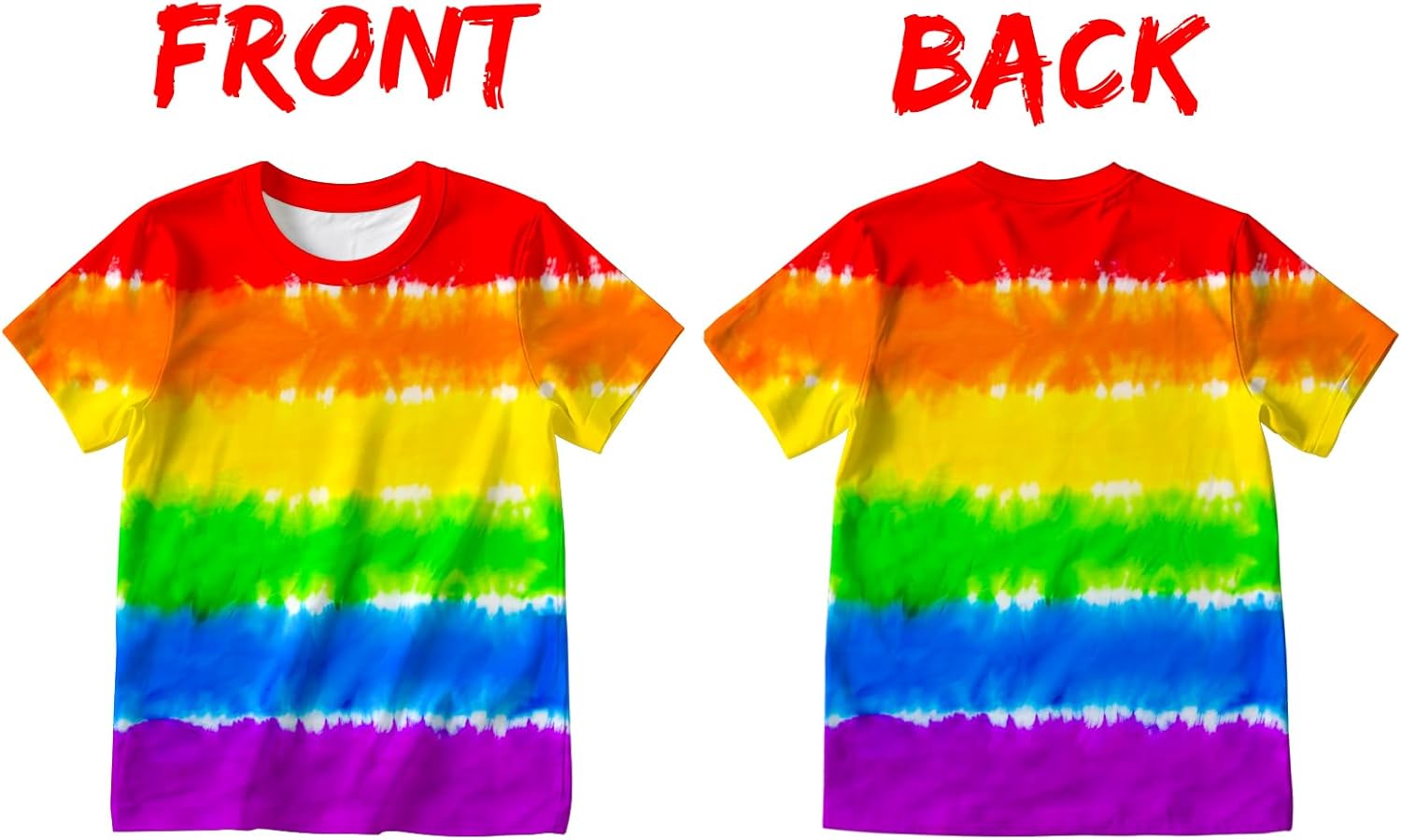 Women's Tie Dye Shirt Short Sleeve Hippies Senior Casual Summer Tees T Shirts for Women - Image 2