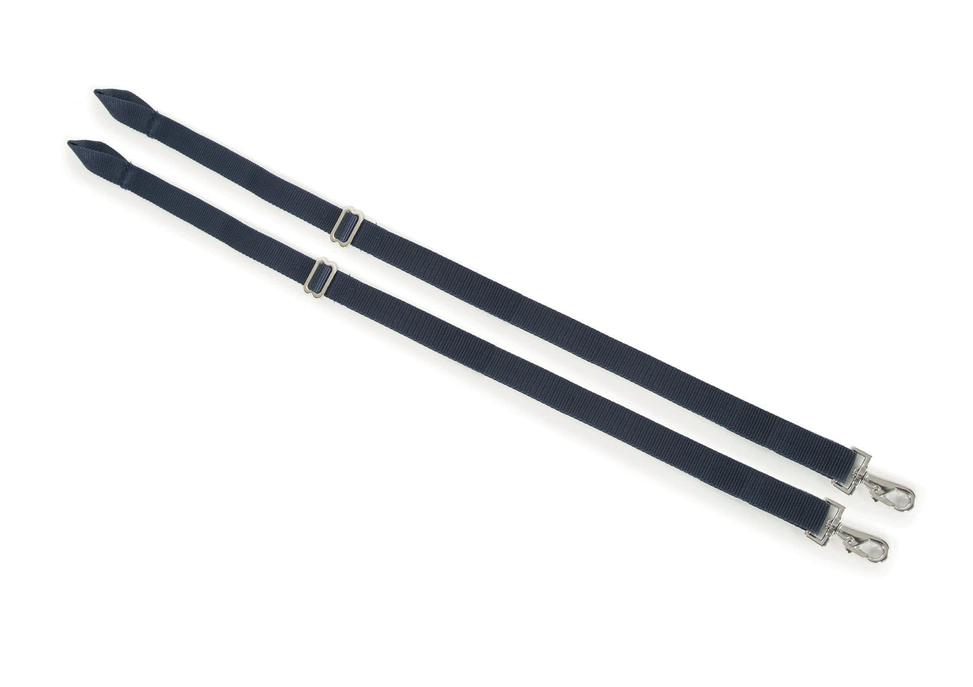 Shires Horse Rug Leg Straps Navy Blue