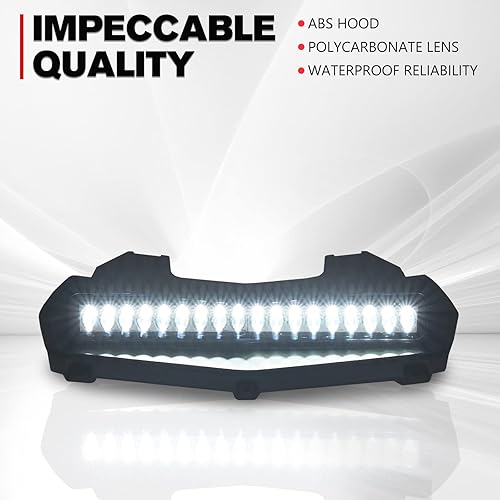 Miniatura 5 de A & UTV PRO Luz auxiliar LED para Yamaha Wolverine RMAX2RMAX4 1000 2021 2022 2023, accesorios de luz diurna para capó delantero