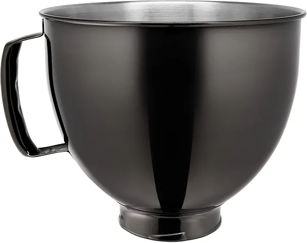 KitchenAid 5 Quart Stand Mixer Bowl, KSM5SSBRB, Metallic Finish | Fits KitchenAid 4.5 or 5 Quart Tilt-Head Stand Mixers, Convenient Dishwasher-safe Bowl