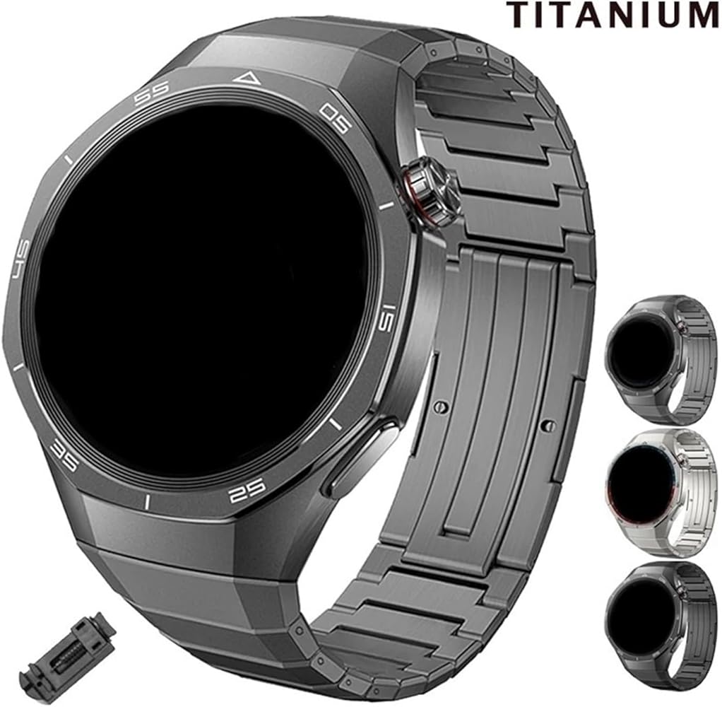 Amazon.com: YQYZYPPZSY Titanium Alloy Strap, For Huawei Watch GT5