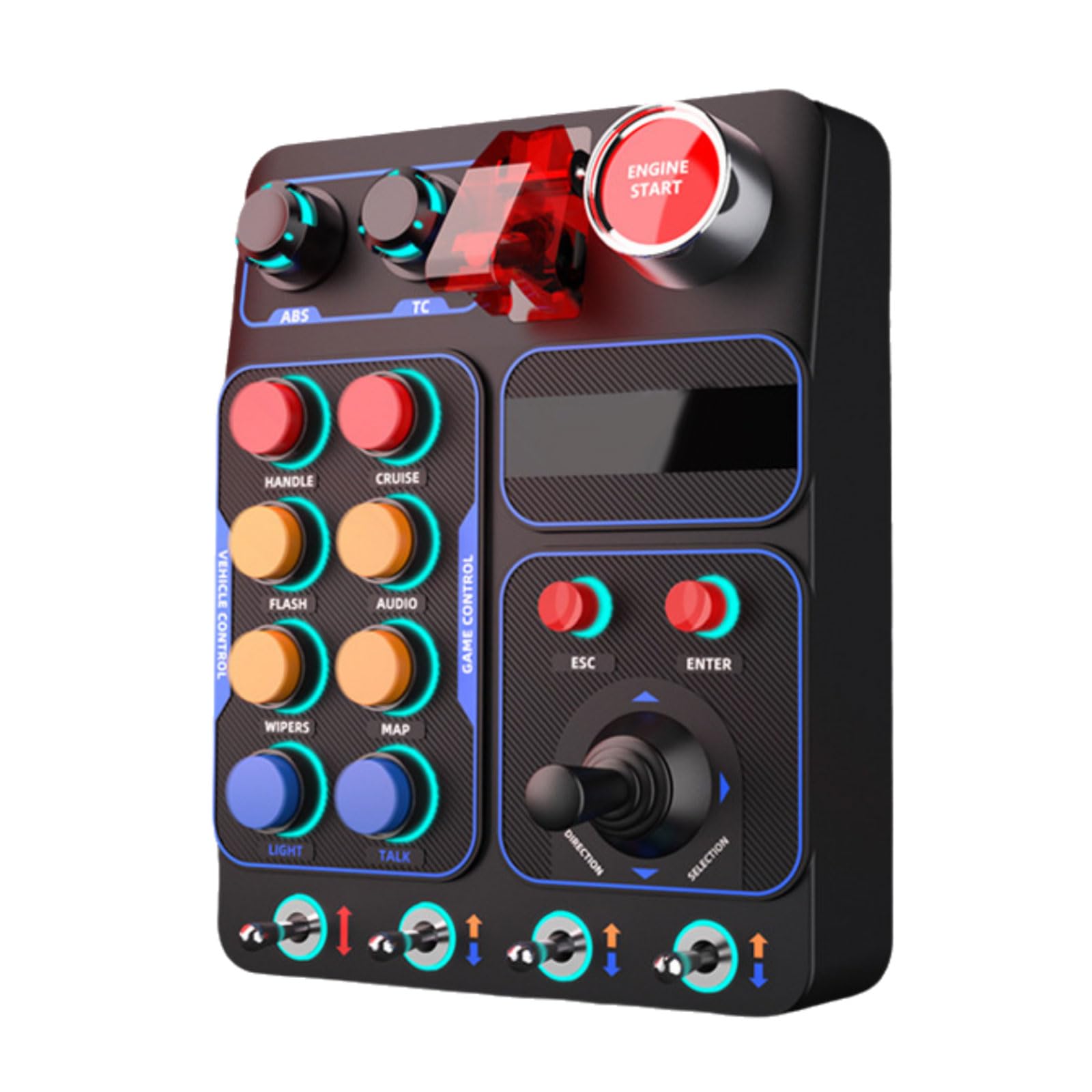 Sim Racing PXN Farm Simulation Controller - CB1 Button Box For Sim