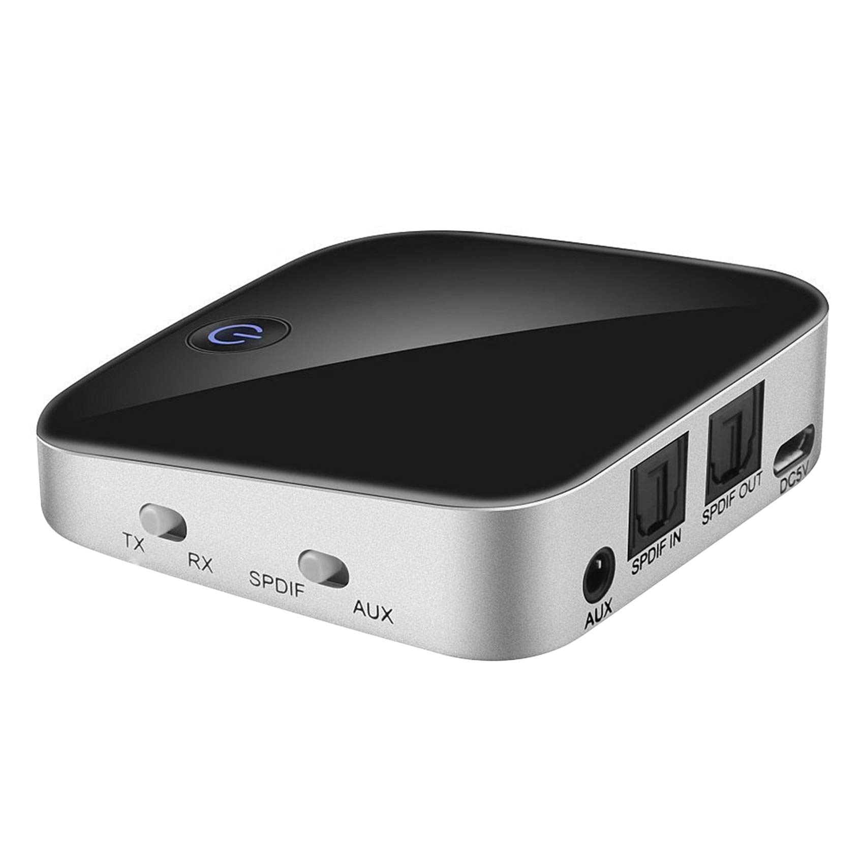 029 Adaptateur Bluetooth 5.0 2 en 1 Transmetteur Bluetooth 3,5 mm AUX SPDIF Récepteur Audio pour Casque Haut-parleur