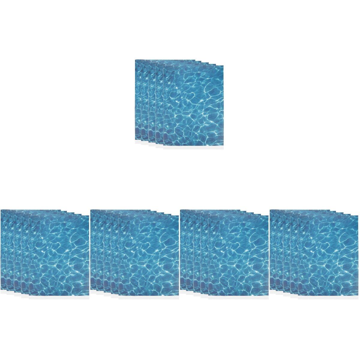 PH PandaHall Feuilles Effet Eau Ondulées Transparentes - Kit 6 Feuilles Pour Décoration Lac Miniature