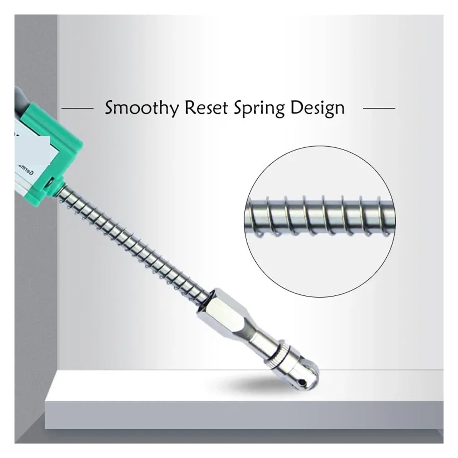 Sensor de desplazamiento lineal KTR 10 25 50 75 100 mm, regla electrónica de reinicio automático, transductor de resorte miniatura Alta compatibilidad(KTR-25mm)