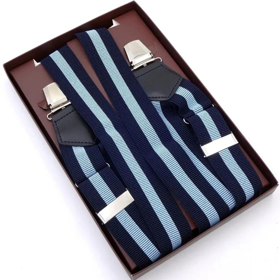 Bretelle Suspender Gentleman Side Carry Pants Strap Driver Side Clip Design Cintura in Vita Bretella da Uomo alla Moda