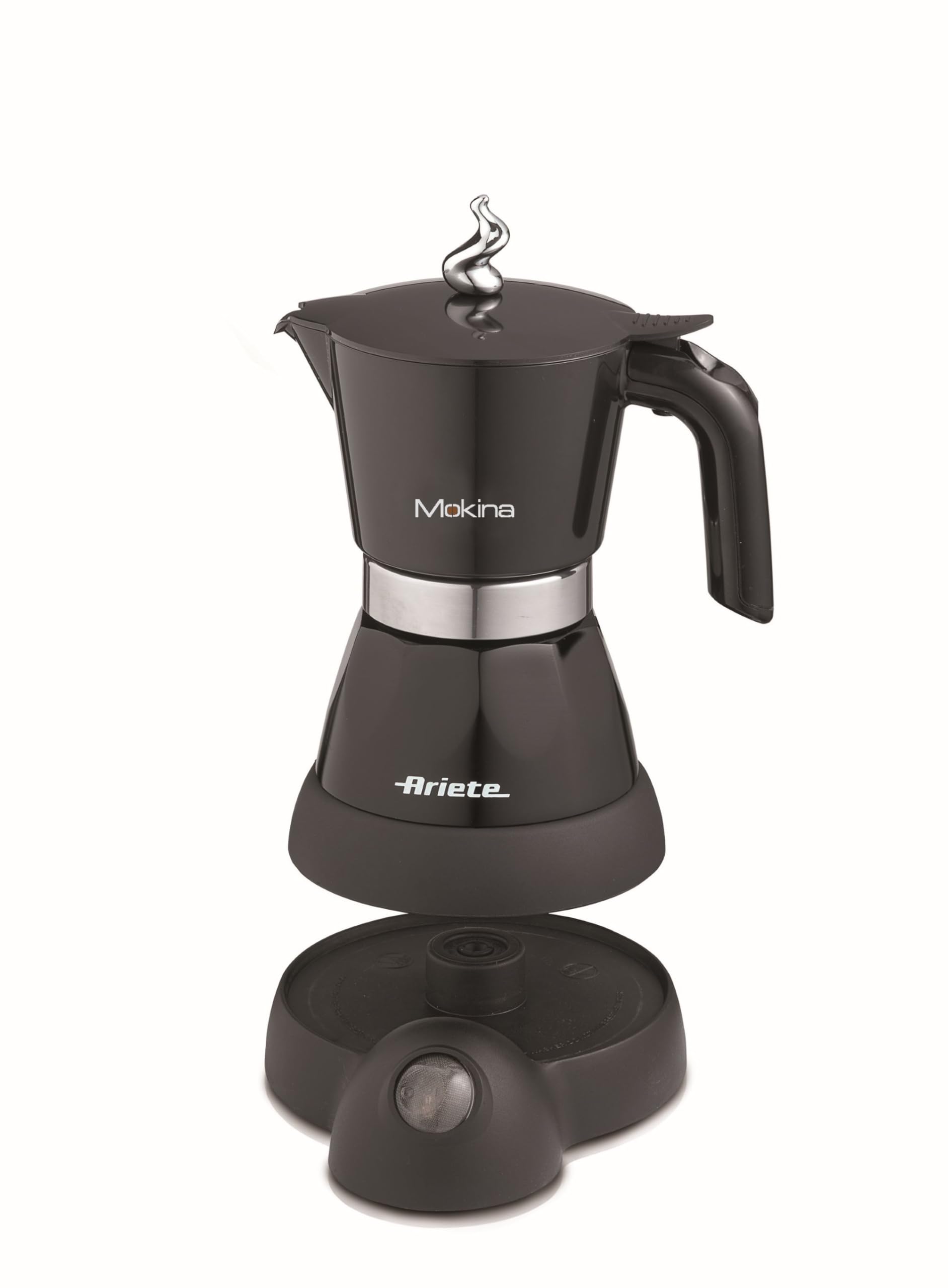 Ariete CAFETERA ELECTRICA MOKA AROMA 2/4 TAZAS NEGRA 00M135811AR0