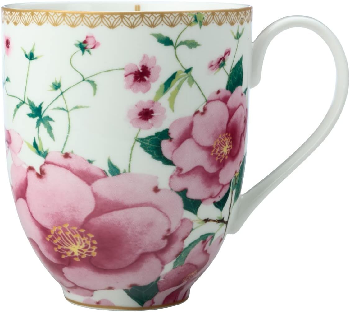 TEAS & C'S SILK ROAD COUPE MUG 440ML WHITE GB