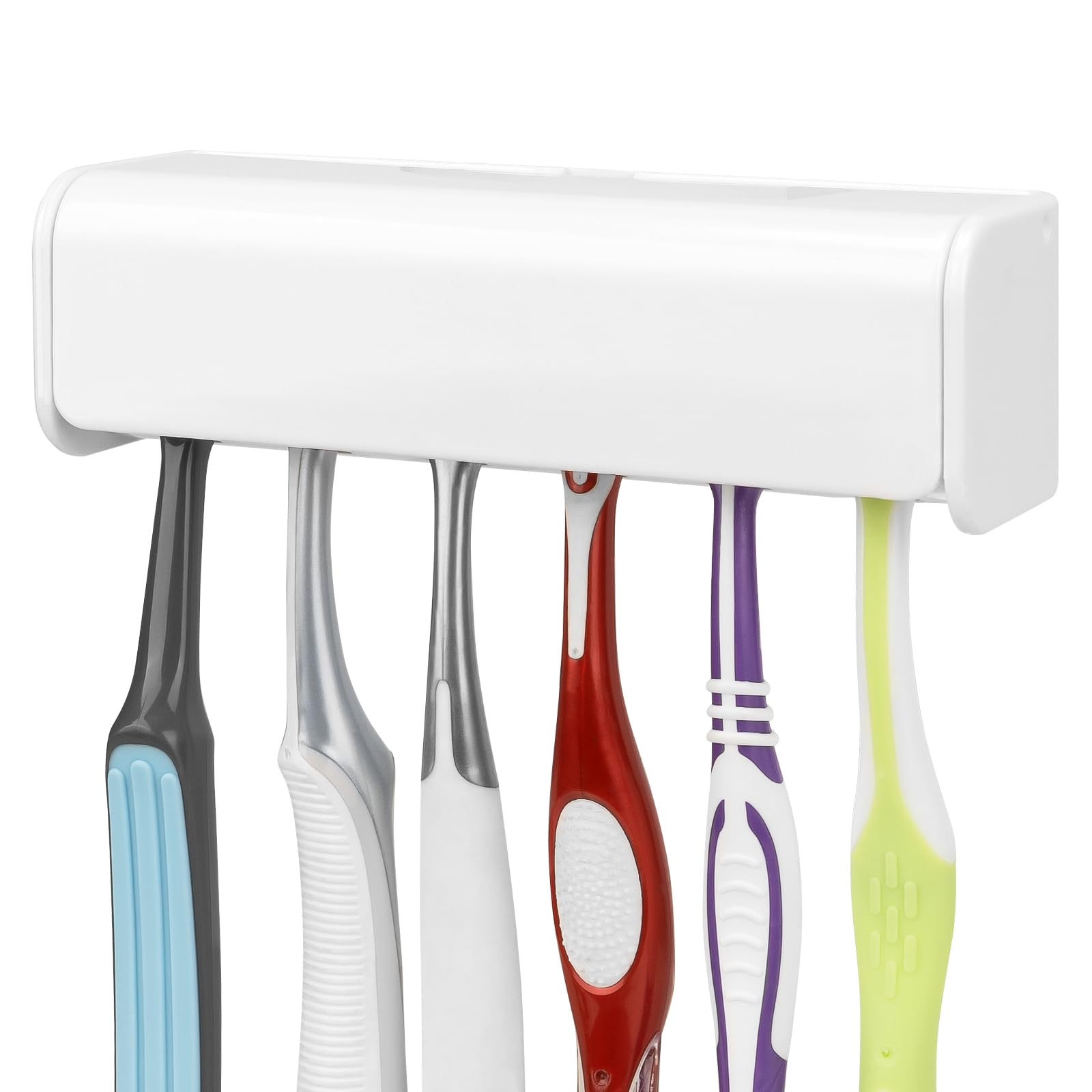 Set Di 2 Portaspazzolini Da Parete Con Coperchio Per Armadietto Dei Medicinali Doccia Camper Bagno Autoadesivi 2 Scomparti Per Riporre Gli Spazzolini Da Denti 91731021