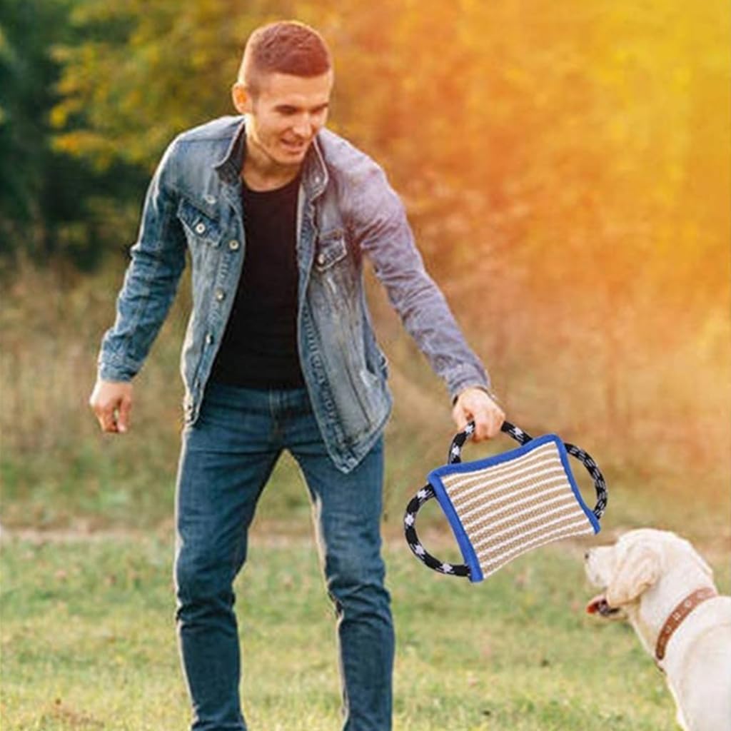 Oreiller à mâcher anti-stress pour chiens qui freine les comportements destructeurs - Jouet interactif amusant à mâcher pour chiens de plein air - Jouet interactif pour l'intelligence de l'ennui -