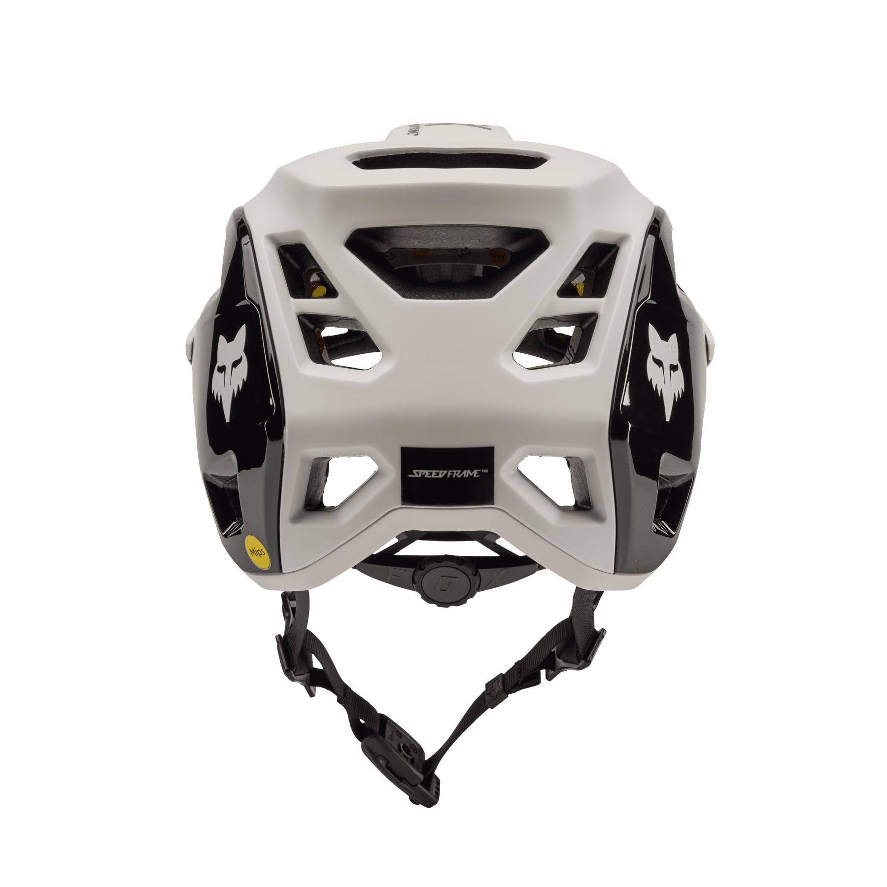 Fox Racing Casque Fox Speedframe Pro Blocked Vintage Blanc Unisexe