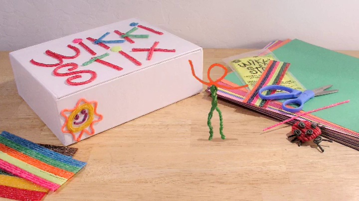 Wikki Stix Activity Set - 84 Piece Arts & Crafts Kit For Preschoolers With Play Board, Made In USA