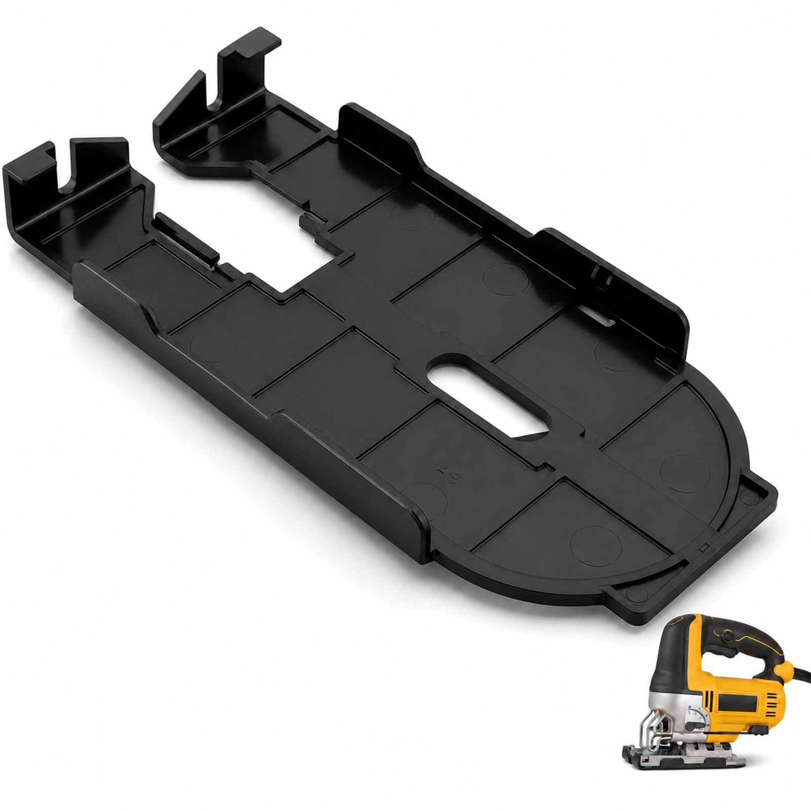 eMagTech Jig Saw Sole Plate Replacement Part 581268-00, Compatible with DW331 DW333 DC330 DCS331 Series Jig Saws