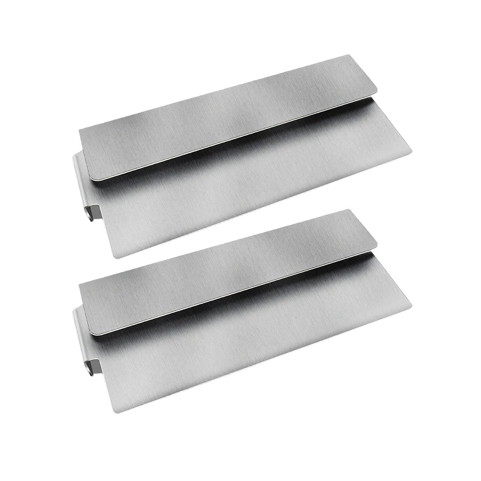Piceioep 2 Pack Stainless Steel Grease Guards for Flat Top Cooking Surfaces Works with Various Brands Camping Barbecue Accessories