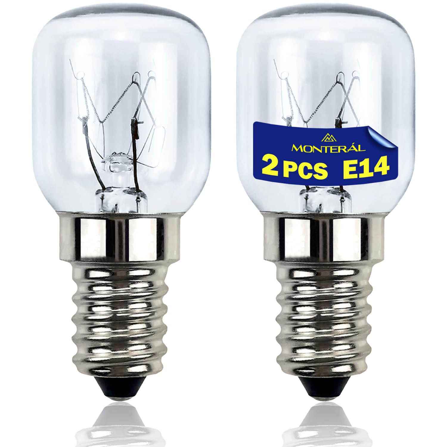 MONTERAL 2 sztuki żarówki E14 do piekarnika 230/240 V 25 W 300° С