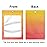 100 Pcs Resealable Mylar Bags, Gradient Color Food Storage Bags, Zip Bag Foil Bags Packaging Pouch for Food Storage, Sample, Small Business (Yellow Orange, 2.7 X 3.9 Inch)
