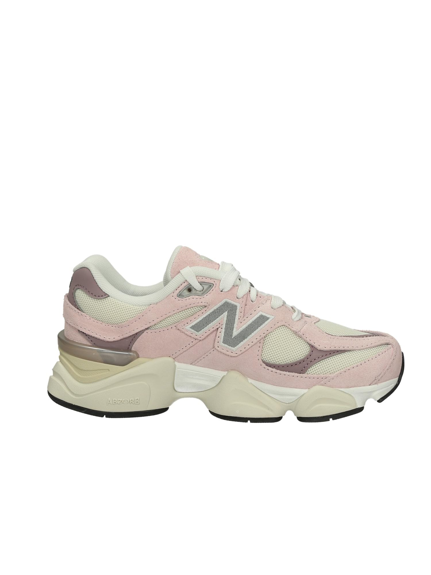 New Balance Kids' 9060 Sneakers: 7 Big Kid Pink Cream White
