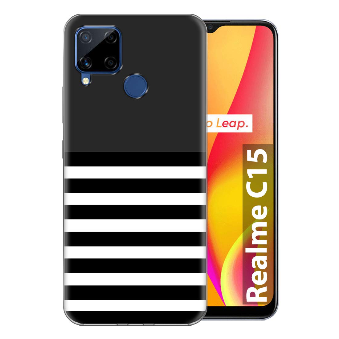 Fashionury Printed Soft Silicone Designer Pouch Mobile Back Cover for Realme C15 Case and Covers | for Boys & Girls -P042 - Multi-Coloured (B08GPRY9R2) Amazon Price History, Amazon Price Tracker