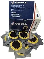 Remendo Reparo Estrela Pneu Câmara De Ar Bike Vipal 30mm caixa com 100 unidades