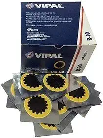 Remendo Reparo Estrela Pneu Câmara De Ar Bike Vipal 30mm caixa com 100 unidades