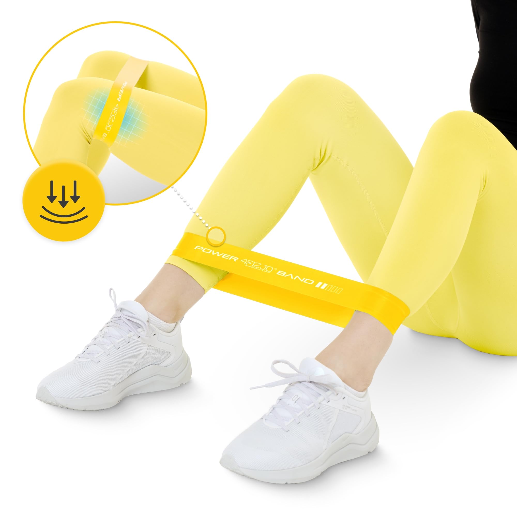 GUMA DO ĆWICZEŃ TAŚMA OPOROWA DO TRENINGU REHABILITACJI MINI POWER BAND