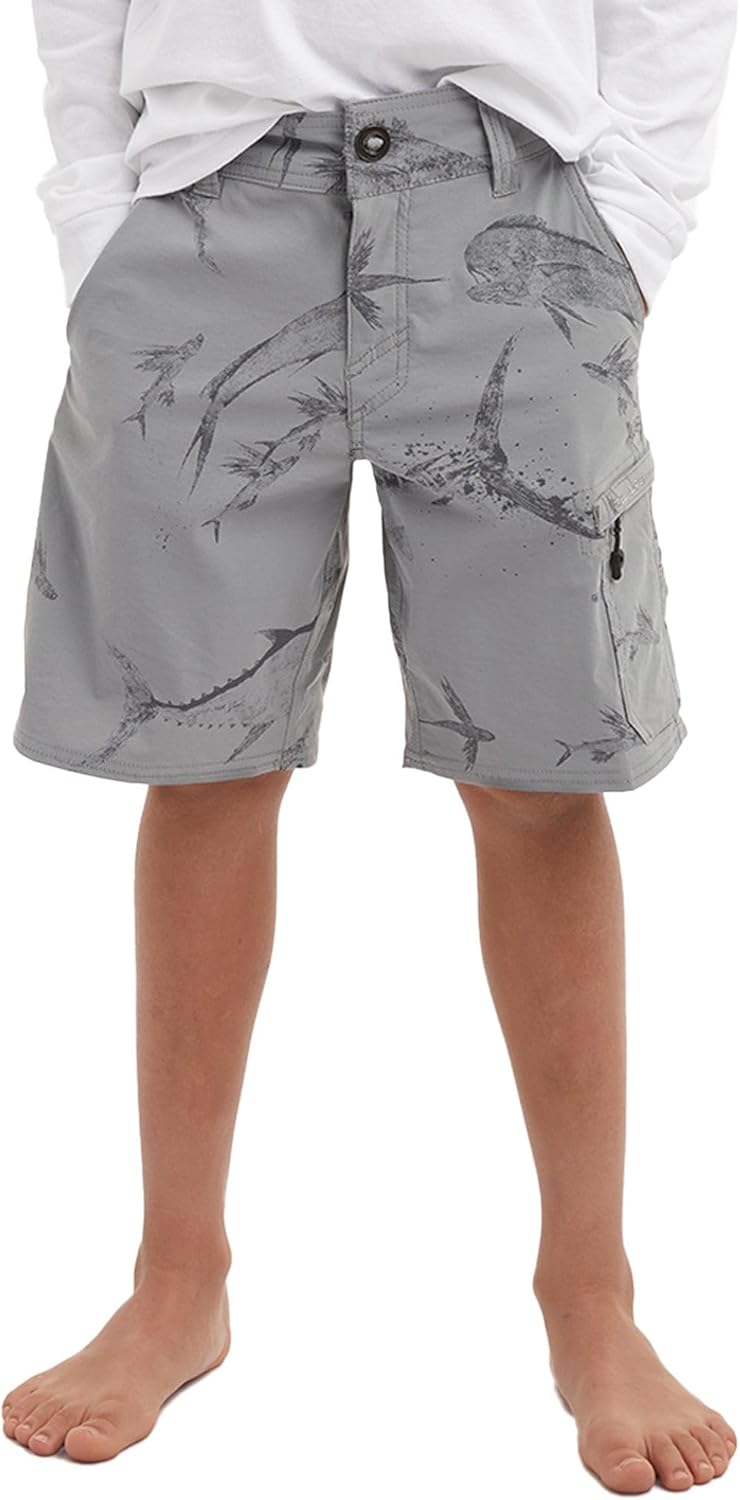Youth Traverse Gyotaku Hybrid Shorts