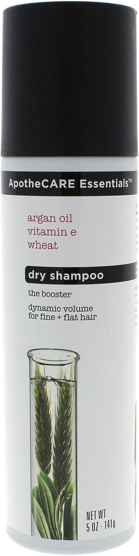 ApotheCARE Essentials The Booster Volumizing Dry Shampoo, Argan Oil, Vitamin E, Wheat, 5 oz
