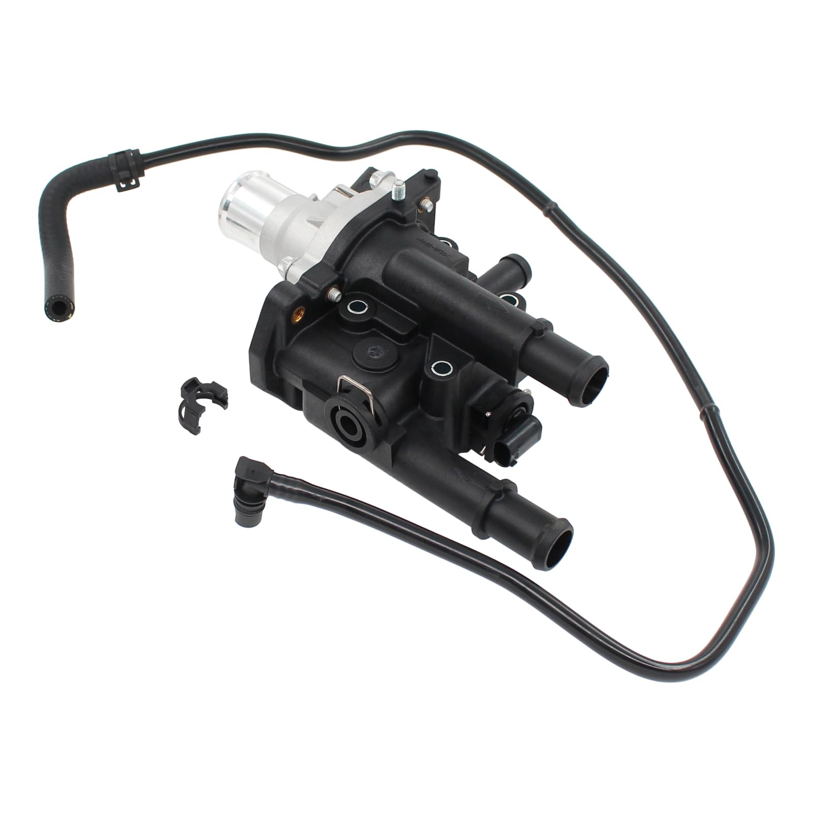Thermostat Gehäuse Thermoschlauch Wasserrückführung Thermostatgehäuse für Astra H Astra J Insignia A Mokka X Signum Vectra C Caravan Zafira C Tourer Zafira B 159 Aveo Cruze Orlando Trax Croma 1.6 1.8