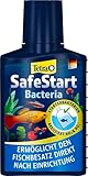 Tetra SafeStart Aquarienstarter - mit lebenden nitrifizierenden Bakterien, erlaubt den schnellen Einsatz von Fischen, 50 ml Flasche