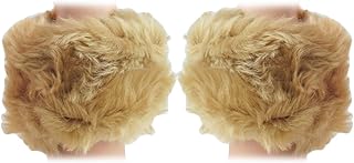 [パンダファミリー] ファーカフス 付け手首 レディース ダンス 手首飾り アームウォーマー ふわふわ 冬 かわいい おしゃれ