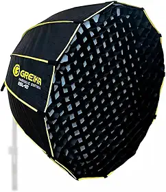 Greika GSL-90 Softbox Parabólico Flat Pack 12 Varetas- Com Grid