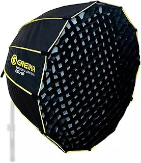 Greika GSL-90 Softbox Parabólico Flat Pack 12 Varetas- Com Grid