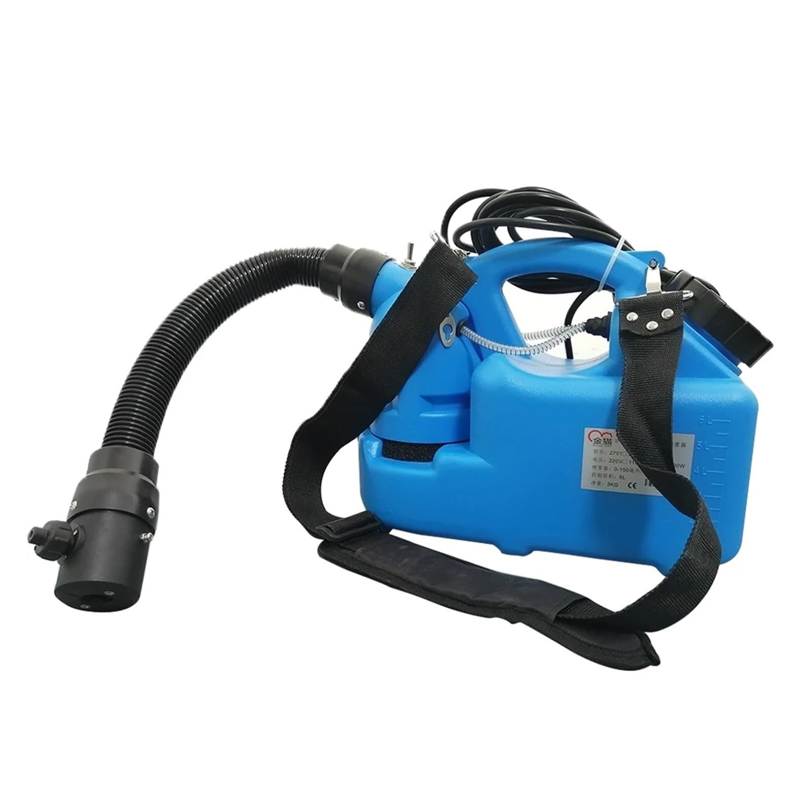 JVDDI 6L Electric Mist Nozzle Spray Sprayer, ULV Cold Fogr Machine