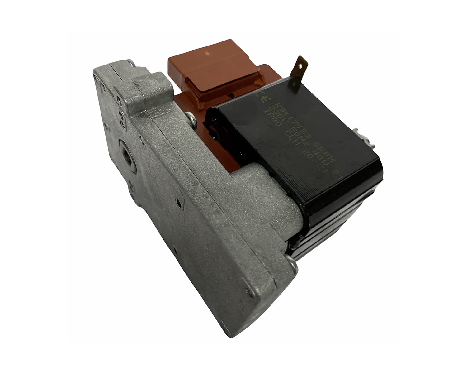 ERICAMBI, Motoriduttore Kenta per Stufe a Pellet K9117153, Velocità 5rpm, Senso di Rotazione Oraria, Pacco Lamellare 40mm, Albero Cavo Ø 8,5mm, Spianatura Doppia