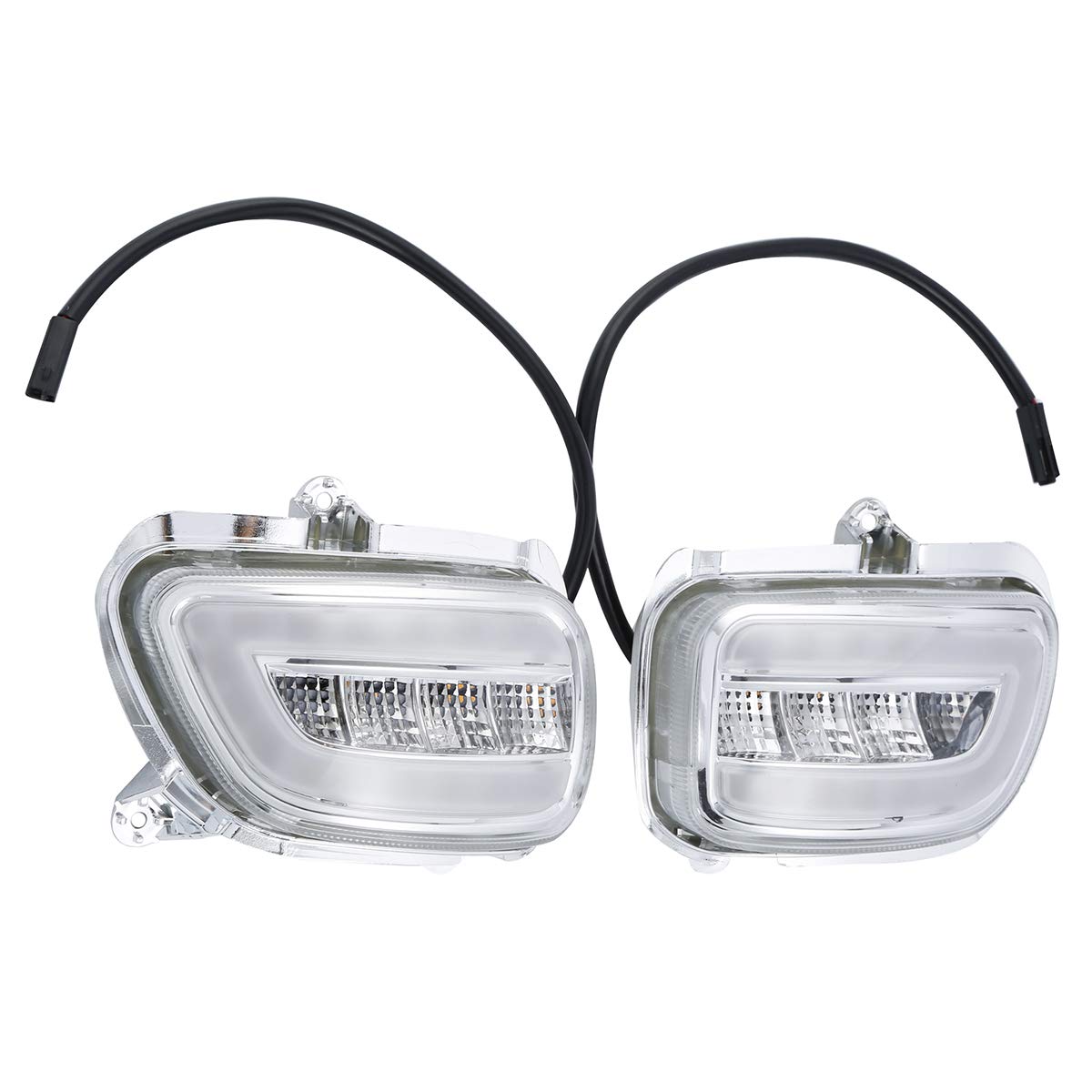 Front LED Turn Signals Clear Lens Fits for Honda Goldwing GL1800 2001-2017 02 03