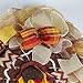 Thanksgiving Turkey Wreath | Fall Deco Mesh Wreath | Turkey Legs | Front Door Wreath; Brown Orange