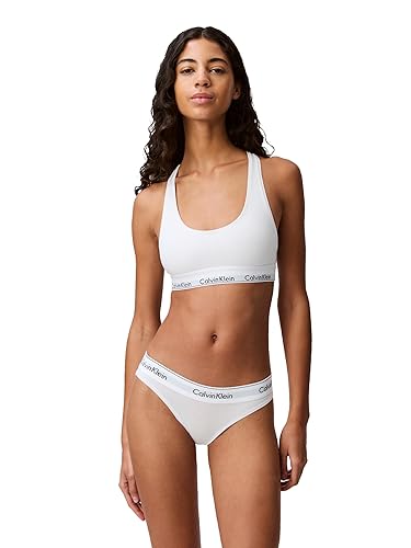 Calvin Klein Women's Modern Cotton Bikini Panty - Standard - Large - White