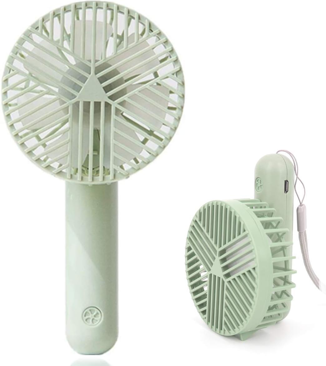 Amazon.co.jp: KIRIOCK ハンディファン 携帯扇風機 手持ち扇風機 静音 USB充電式 手持ち 携帯 軽量 スリム 長時間 ...
